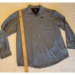 Wrangler ATG All Terrain Gear Long Sleeve Button Down Shirt XL Gray Mens NWOT